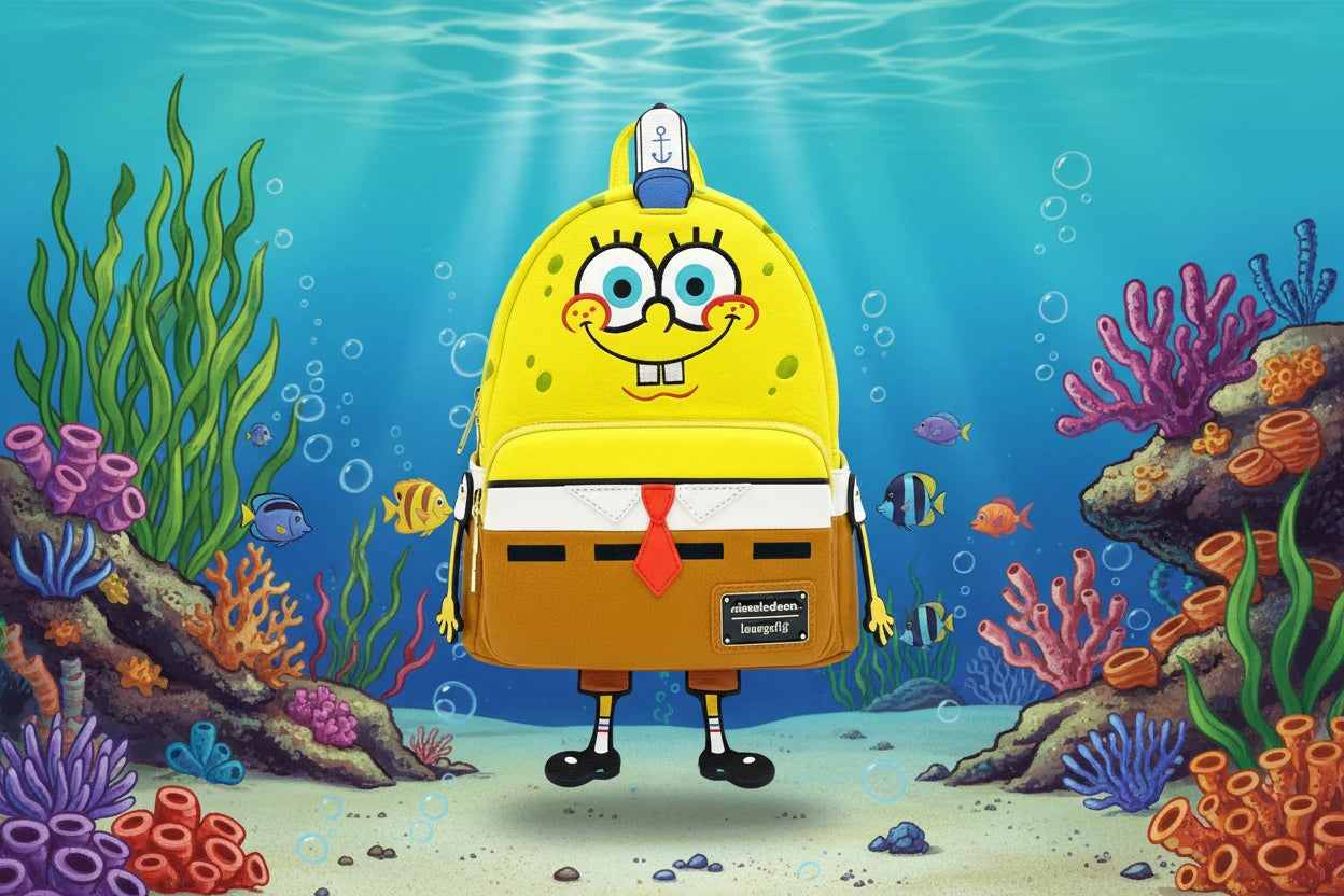 BOB L'EPONGE - Bob L'éponge - Mini Sac à Dos LoungeFly bems