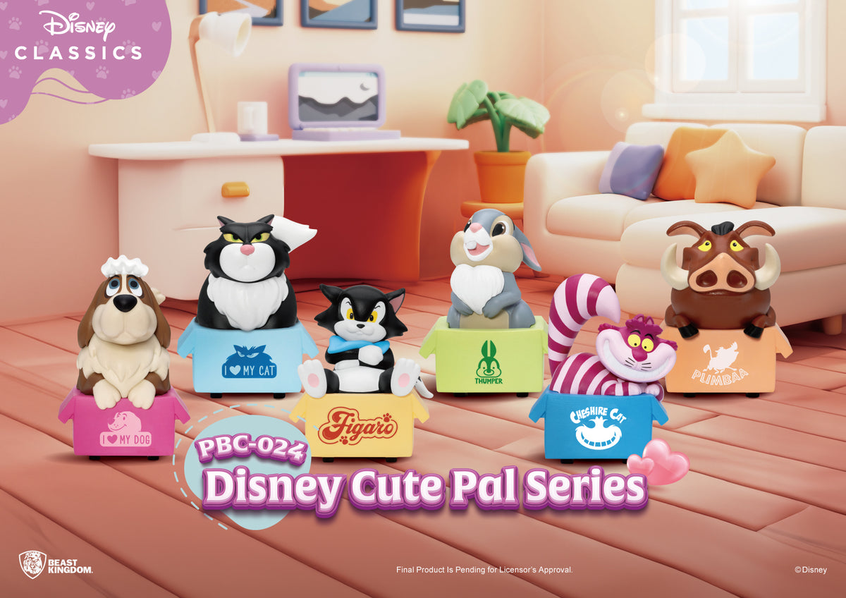 DISNEY - Cute Pal Pull Black Car Beast Kingdom