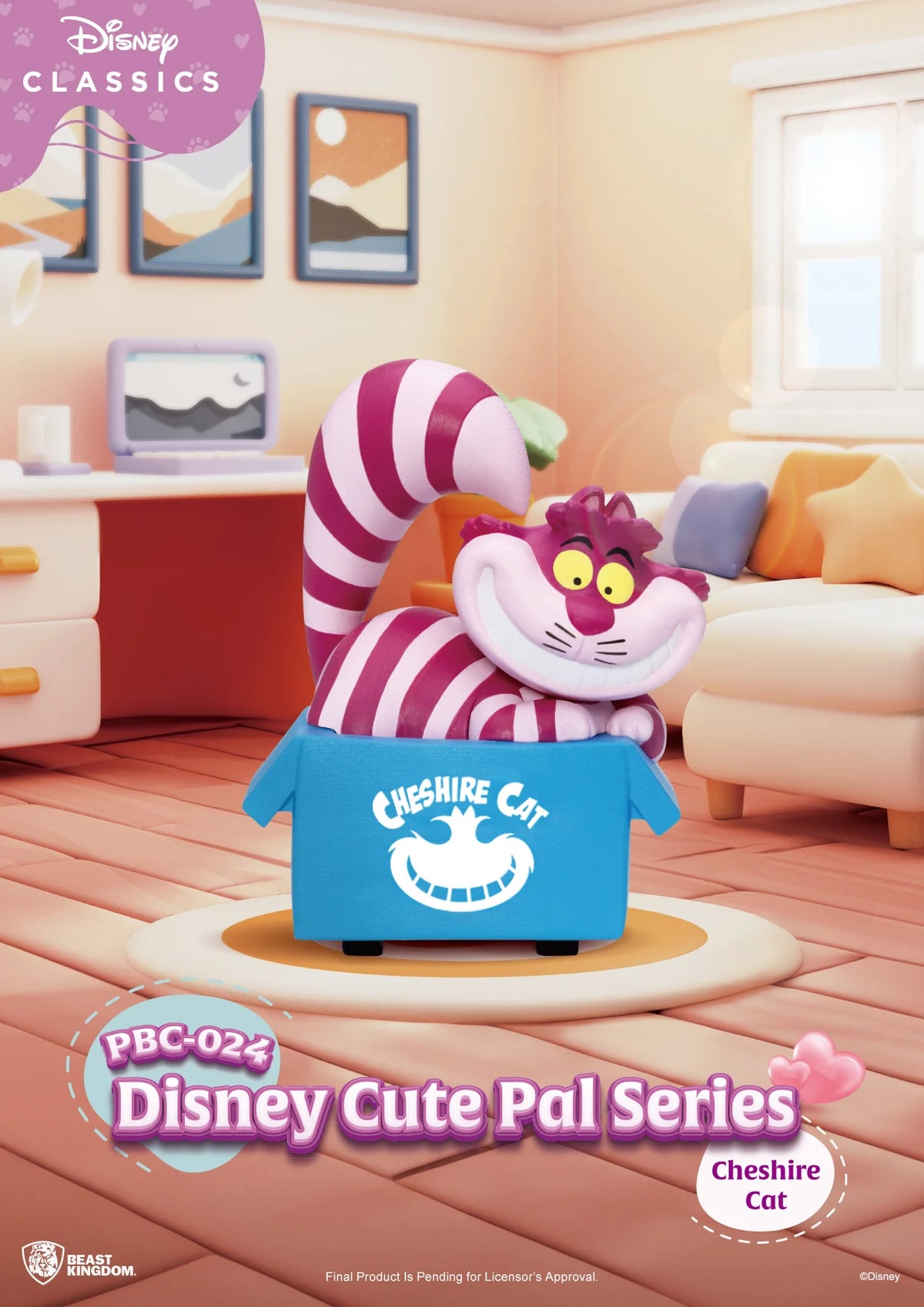 DISNEY - Cute Pal Pull Black Car Beast Kingdom