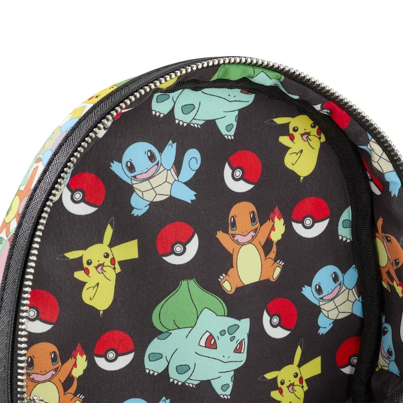 POKEMON - Pikachu et Starters - Mini Sac à Dos Loungefly Loungefly