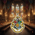 HARRY POTTER - Porte-Clés Caoutchouc - Hogwart's Crest Bulma-shop