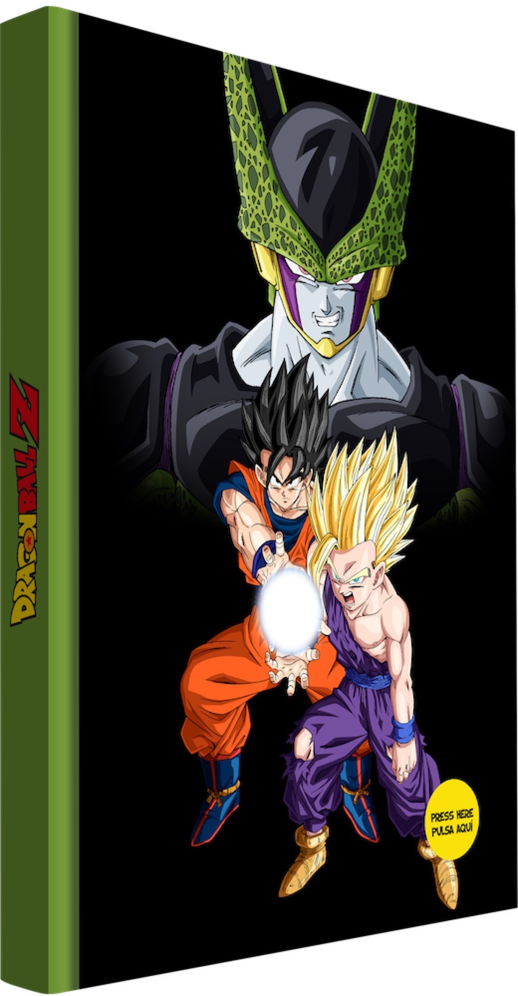 DRAGON BALL Z Cell Bataille Finale  Cahier Lumineux "15x25x3cm" bems