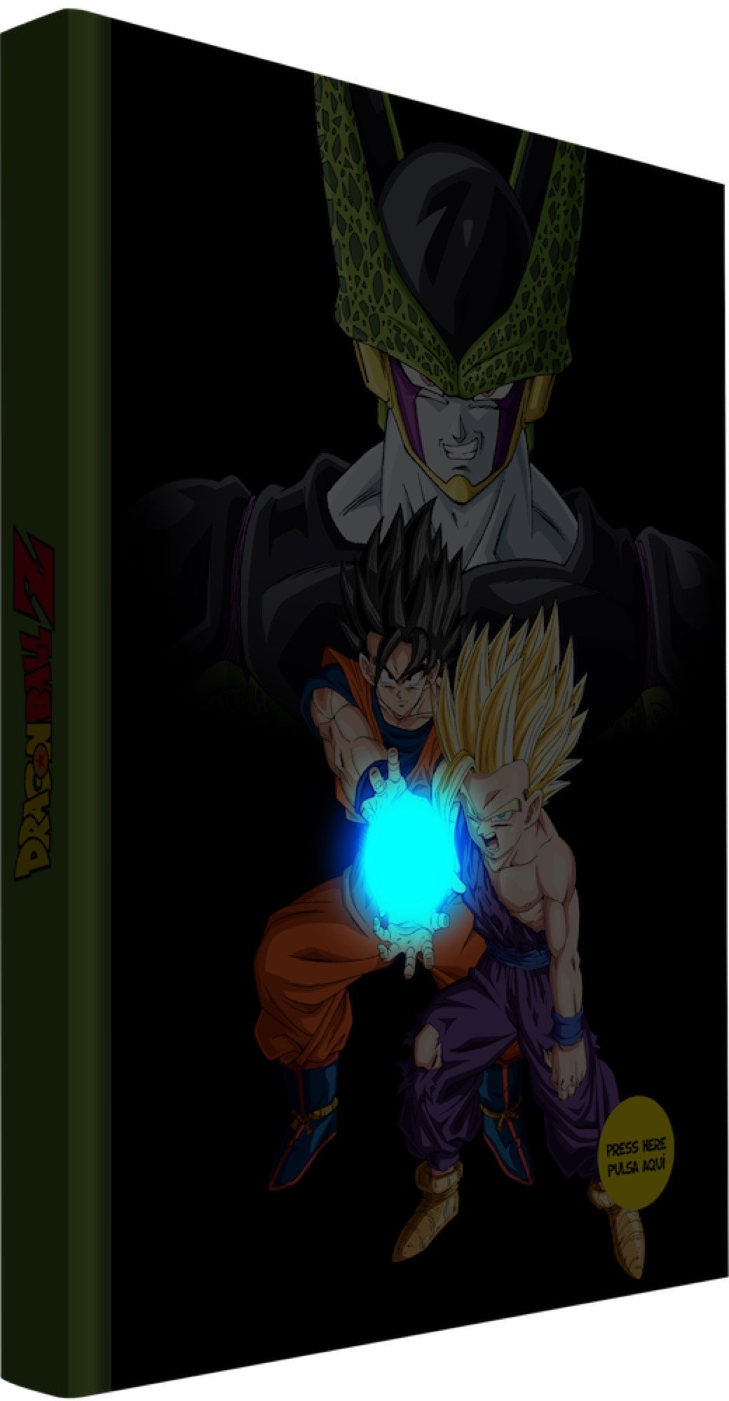 DRAGON BALL Z Cell Bataille Finale  Cahier Lumineux "15x25x3cm" bems