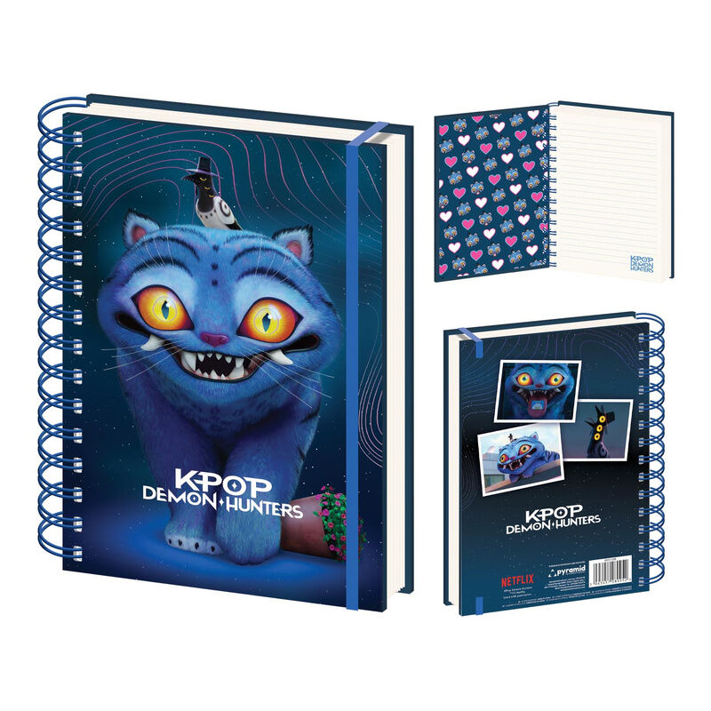 K-POP DEMON HUNTERS - Derpy Tiger - Notebook Lenticulaire A5 Pyramid