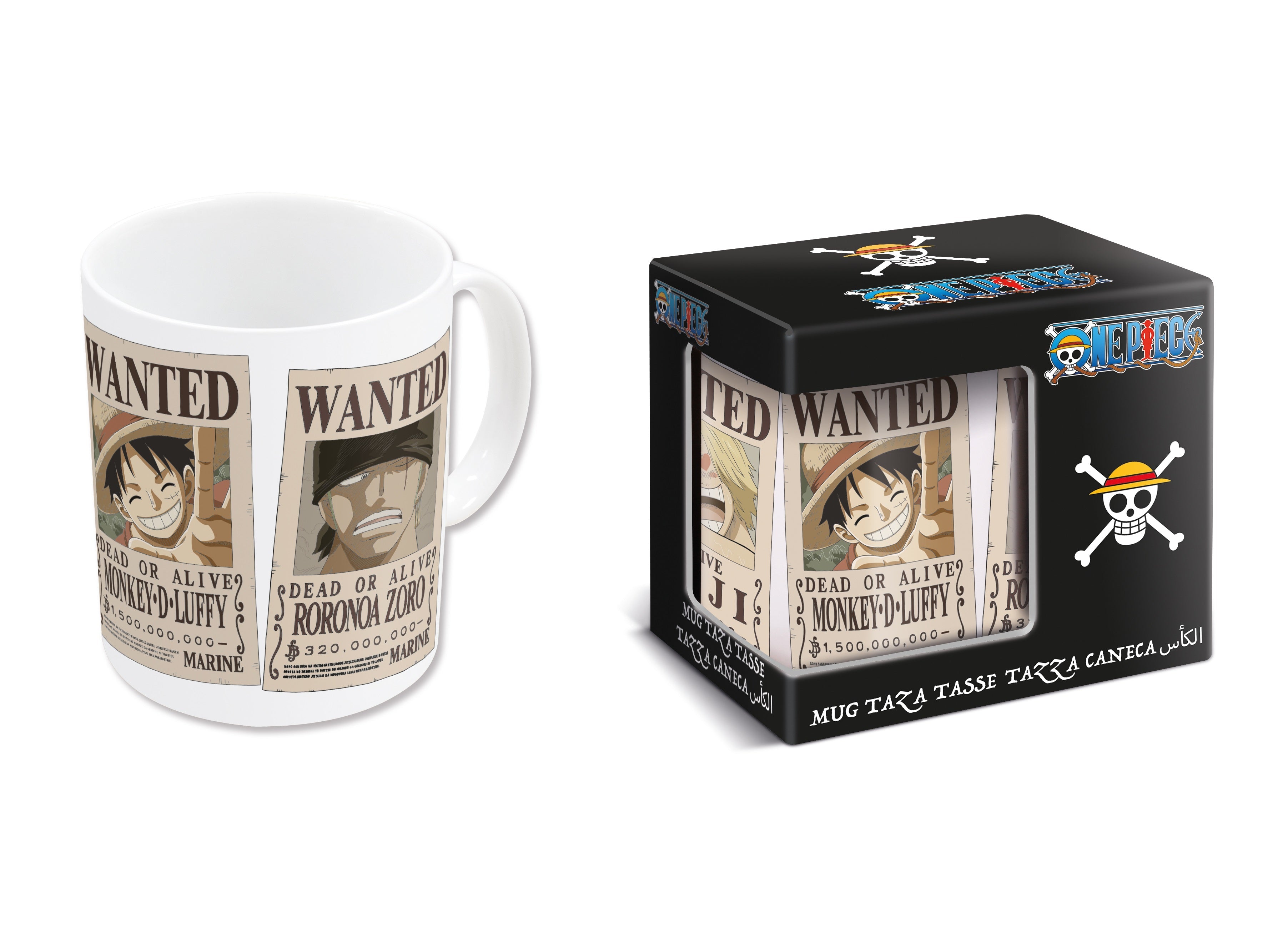 ONE PIECE - Wanted - Mug céramique 325ml bems