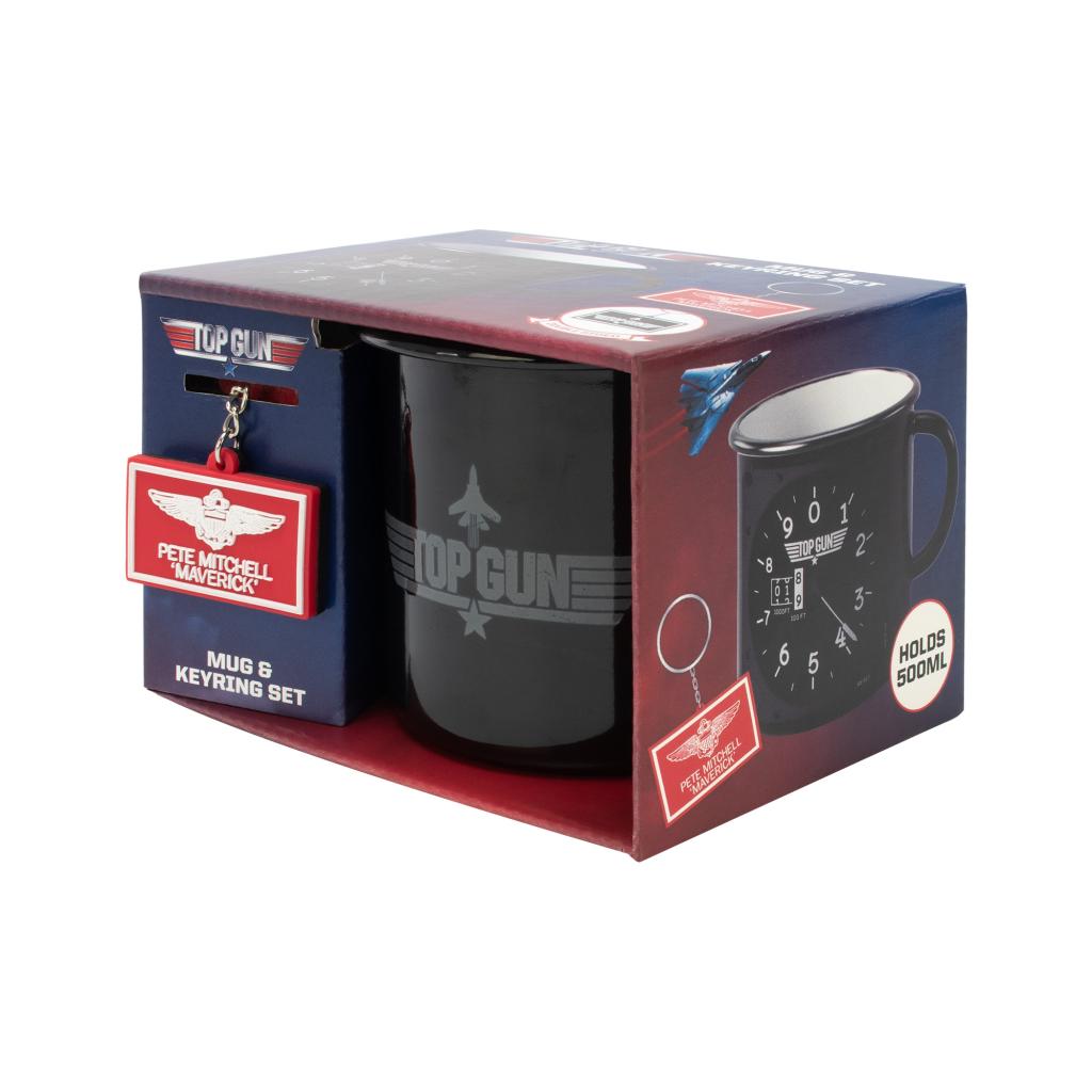 Mug Top Gun + Porte clé bems