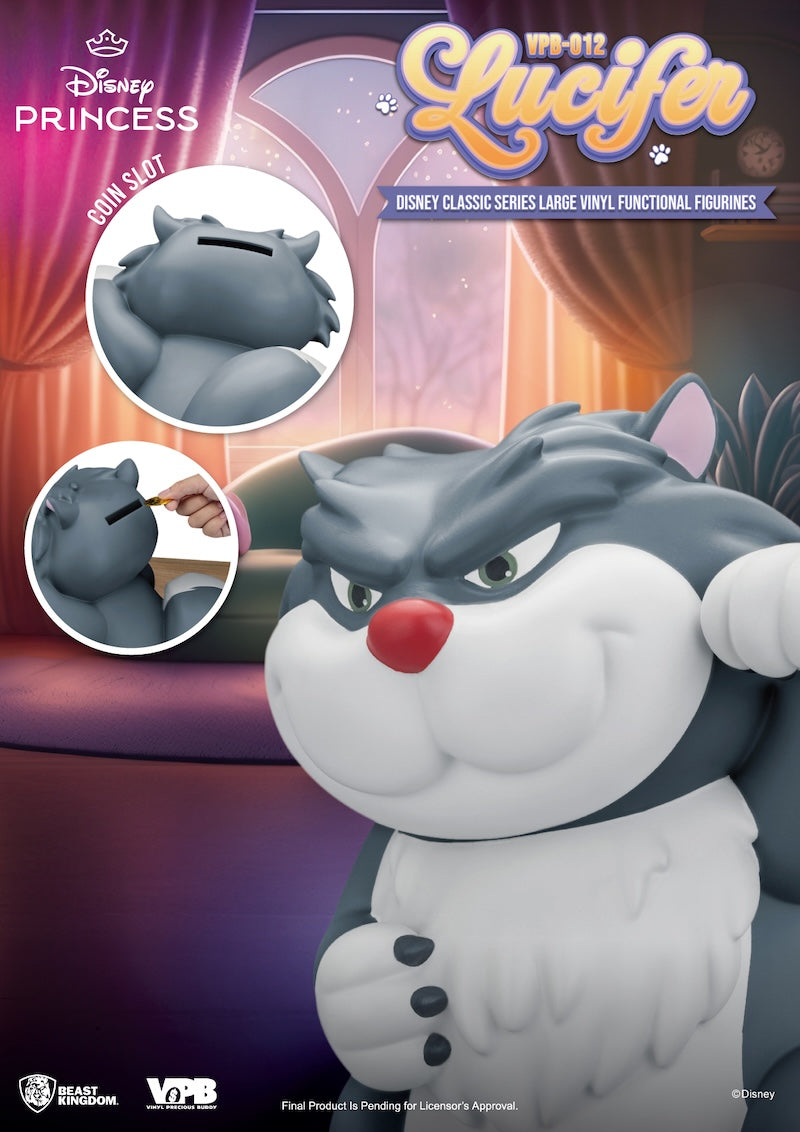 DISNEY - Lucifer - Tirelire 33cm Beast Kingdom