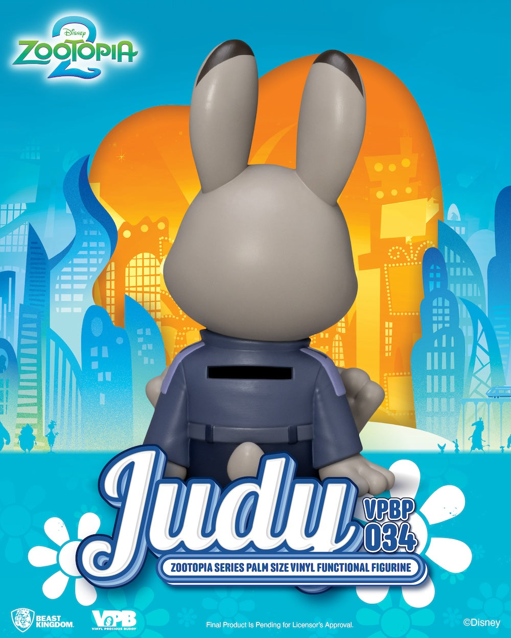 ZOOTOPIA 2 - Judy - Tirelire Vinyl Figure 15cm Beast Kingdom