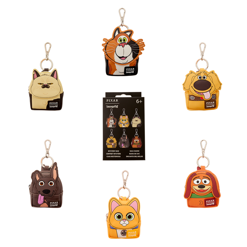 PIXAR - Chien Et Chat - Mini Backpack Bag Charm Loungefly Mystery Box Loungefly