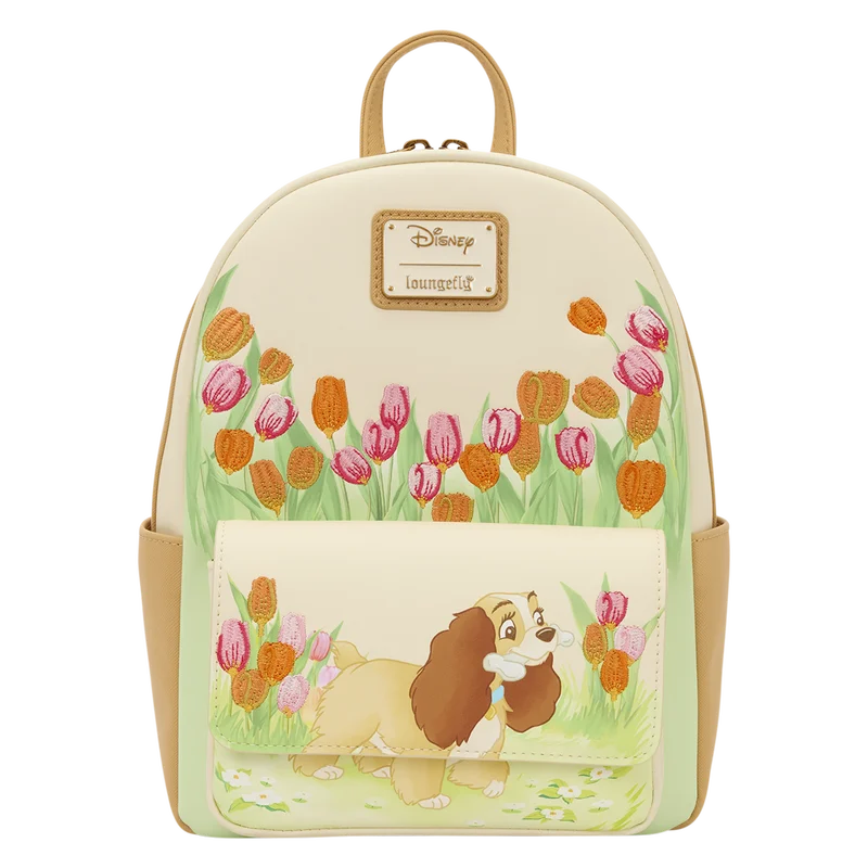 LA BELLE ET LE CLOCHARD - Pastel Tulip - Mini Sac à Dos LoungeFly bems