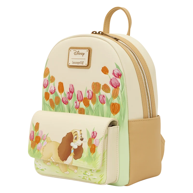 LA BELLE ET LE CLOCHARD - Pastel Tulip - Mini Sac à Dos LoungeFly bems