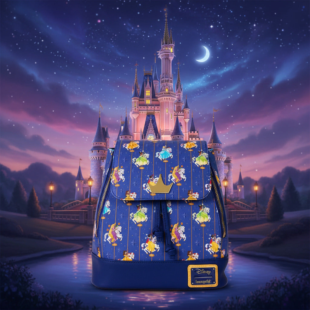 DISNEY - Princess Carousel - Mini Sac à Dos Loungefly Loungefly