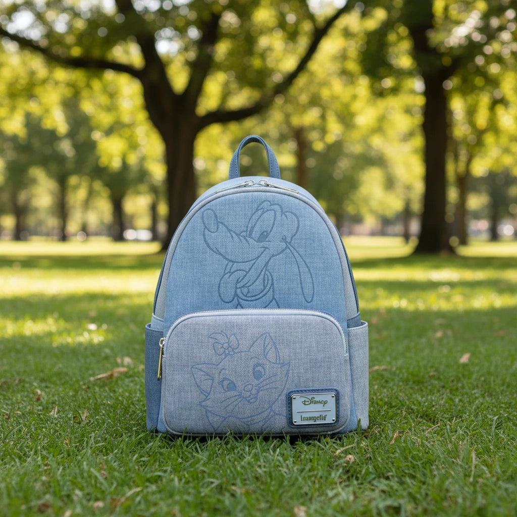 DISNEY - Chiens et Chats "Faux Denim" - Mini Sac à Dos LoungeFly Loungefly