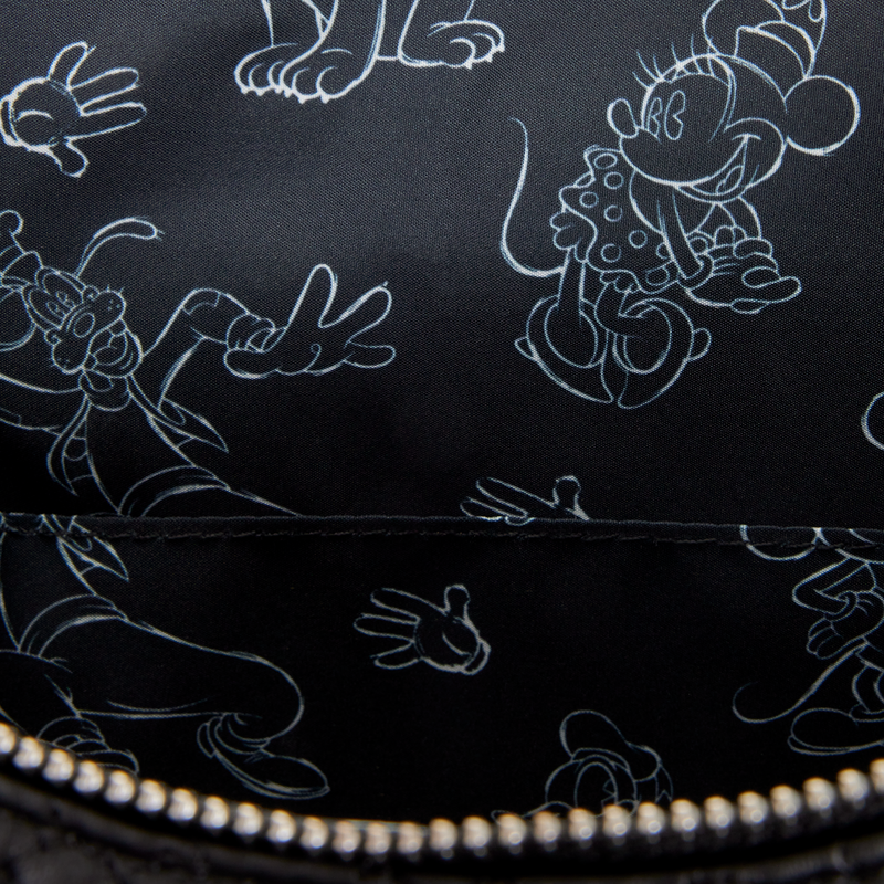 DISNEY - Mickey & Amis "Sketched" - Mini Sac à Dos LoungeFly bems