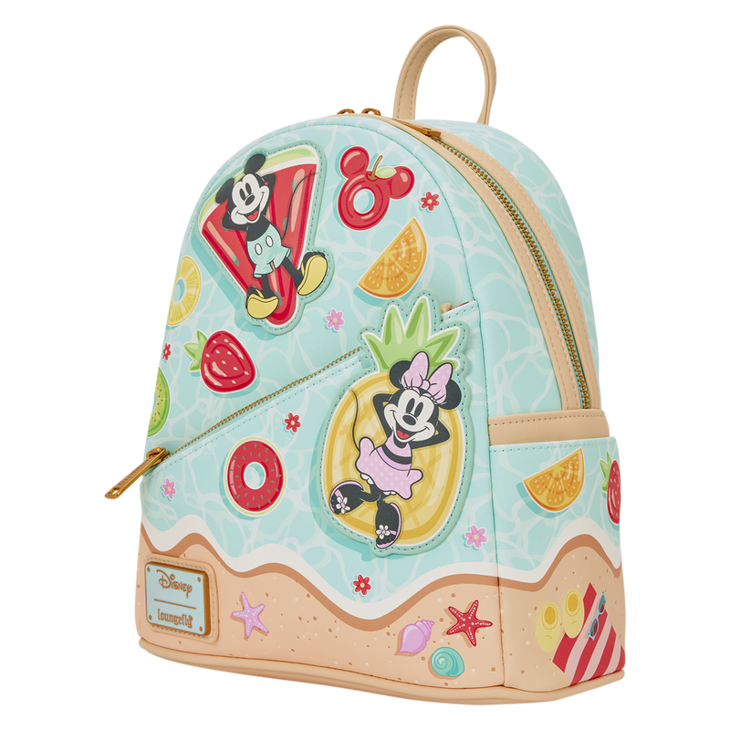 Sac à Dos LoungeFly MICKEY & MINNIE - Beach Fun Loungefly