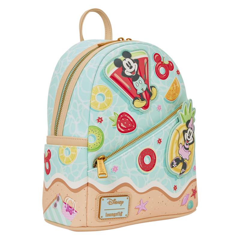 Sac à Dos LoungeFly MICKEY & MINNIE - Beach Fun Loungefly