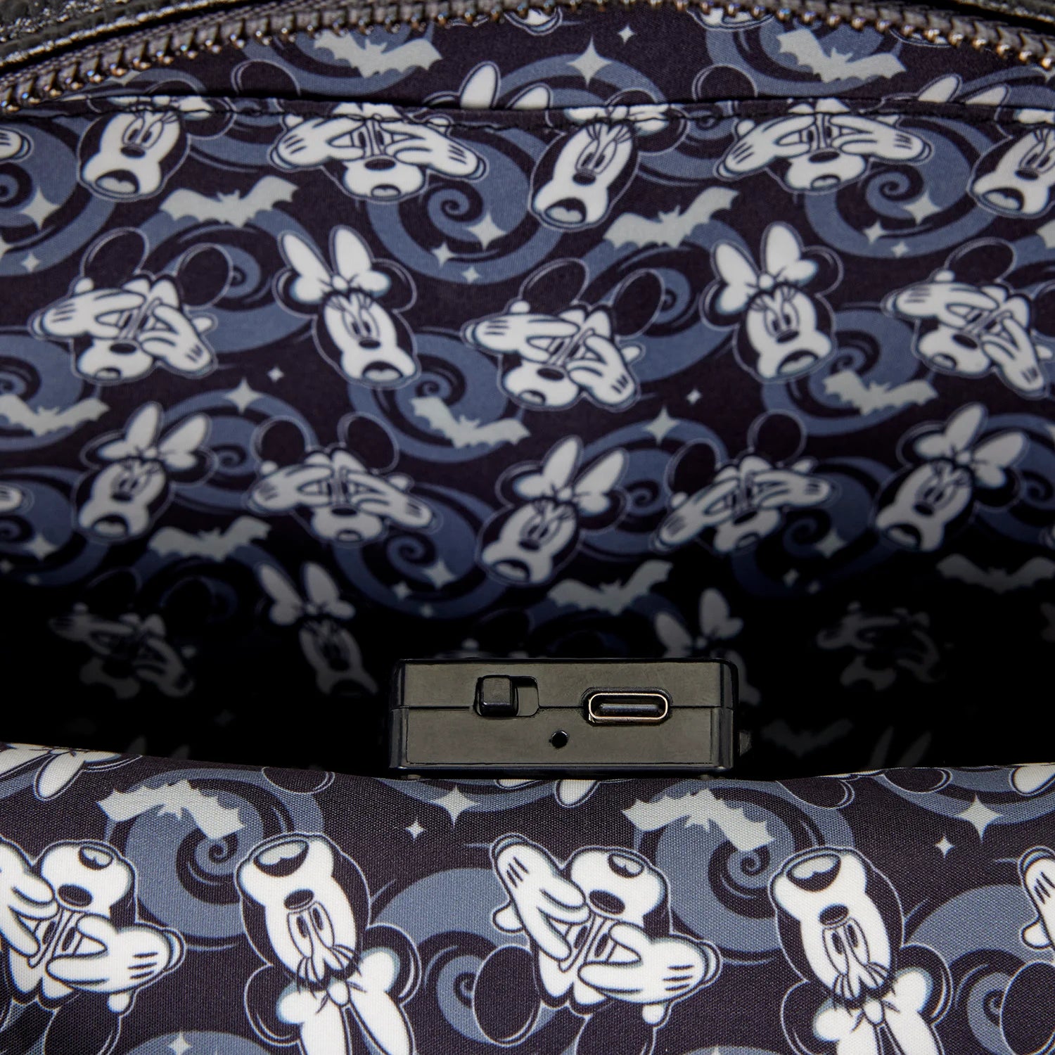 DISNEY - Mickey & Minnie Light Up Glow - Mini Sac à Dos Loungefly Loungefly