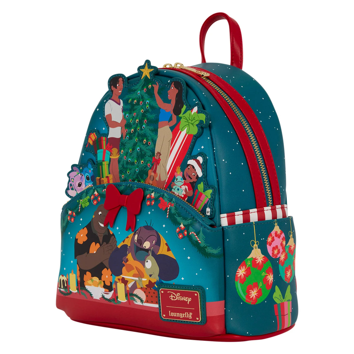 LILO & STITCH - Holiday Celebration "lumineux" - Mini Sac à Dos Loungefly Loungefly
