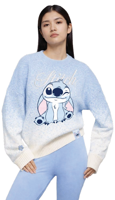 LILO & STITCH - Stitch - Pull de Noël Femme cotton division