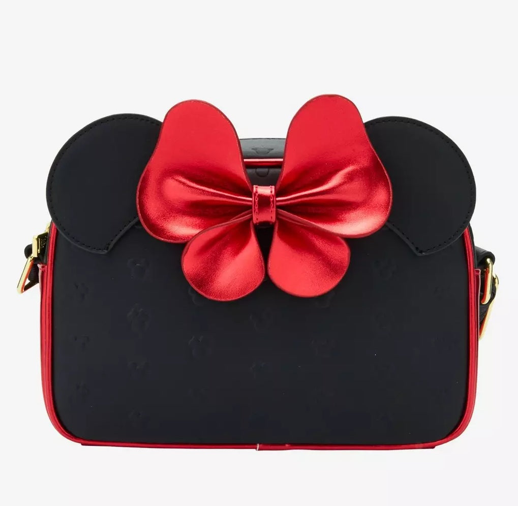 DISNEY - Minnie Mouse red bow - Sac bandoulière Loungefly 'Exclusive' Loungefly