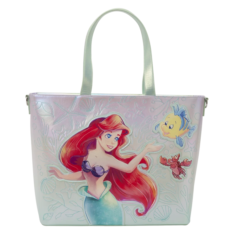 LA PETITE SIRENE - Ariel & Polochon - Tote Bag LoungeFly Loungefly