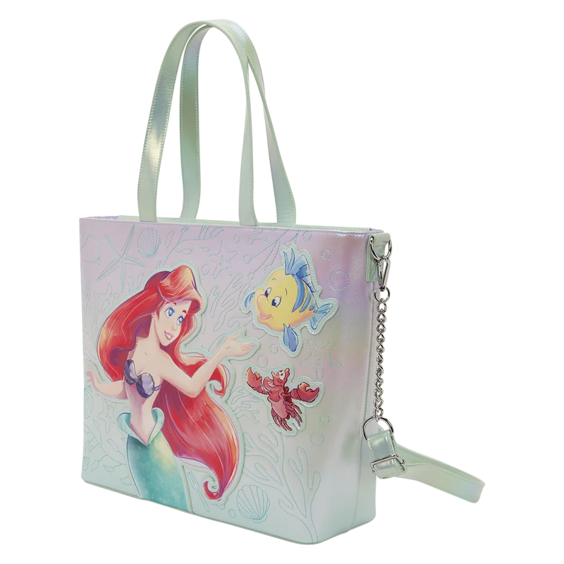 LA PETITE SIRENE - Ariel & Polochon - Tote Bag LoungeFly Loungefly