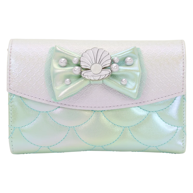 LA PETITE SIRENE - Iridescent Pearl - Portefeuille LoungeFly Loungefly