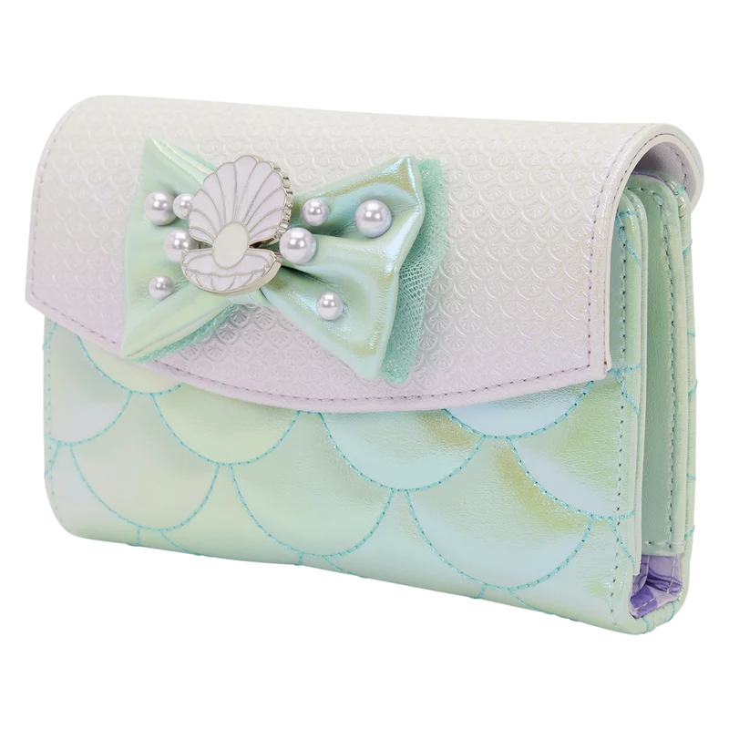 LA PETITE SIRENE - Iridescent Pearl - Portefeuille LoungeFly Loungefly