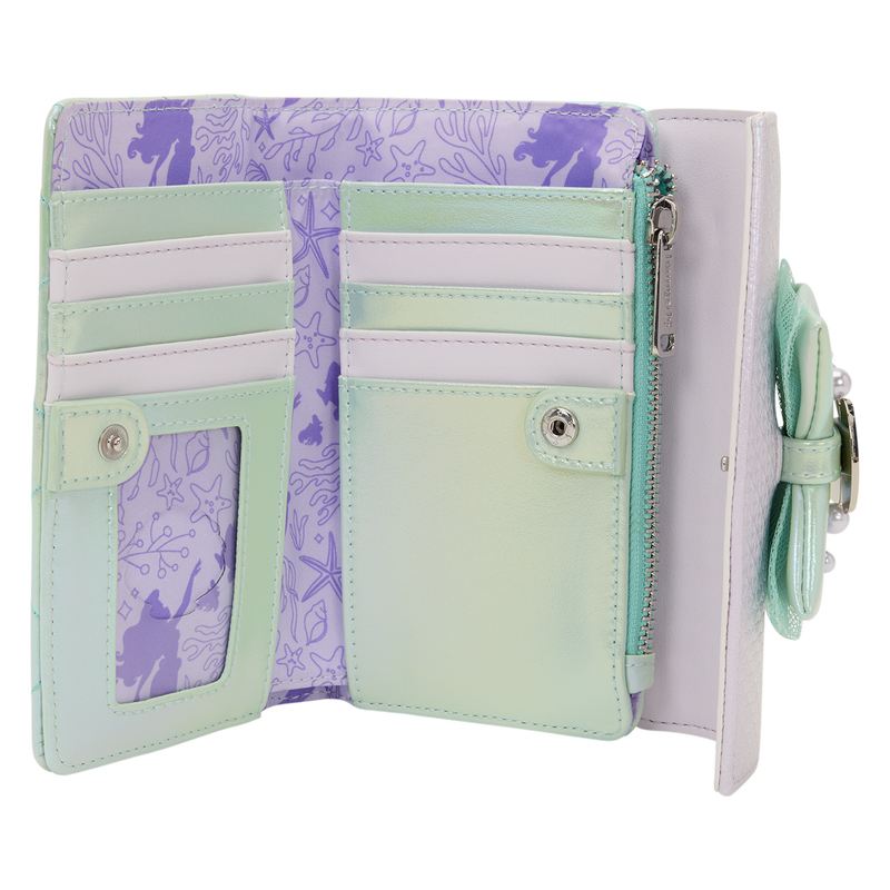 LA PETITE SIRENE - Iridescent Pearl - Portefeuille LoungeFly Loungefly