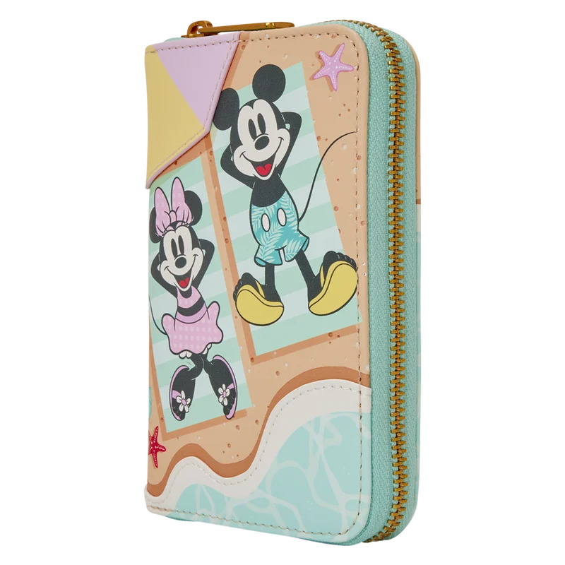 Portefeuille LoungeFly MICKEY & MINNIE Beach Fun Loungefly