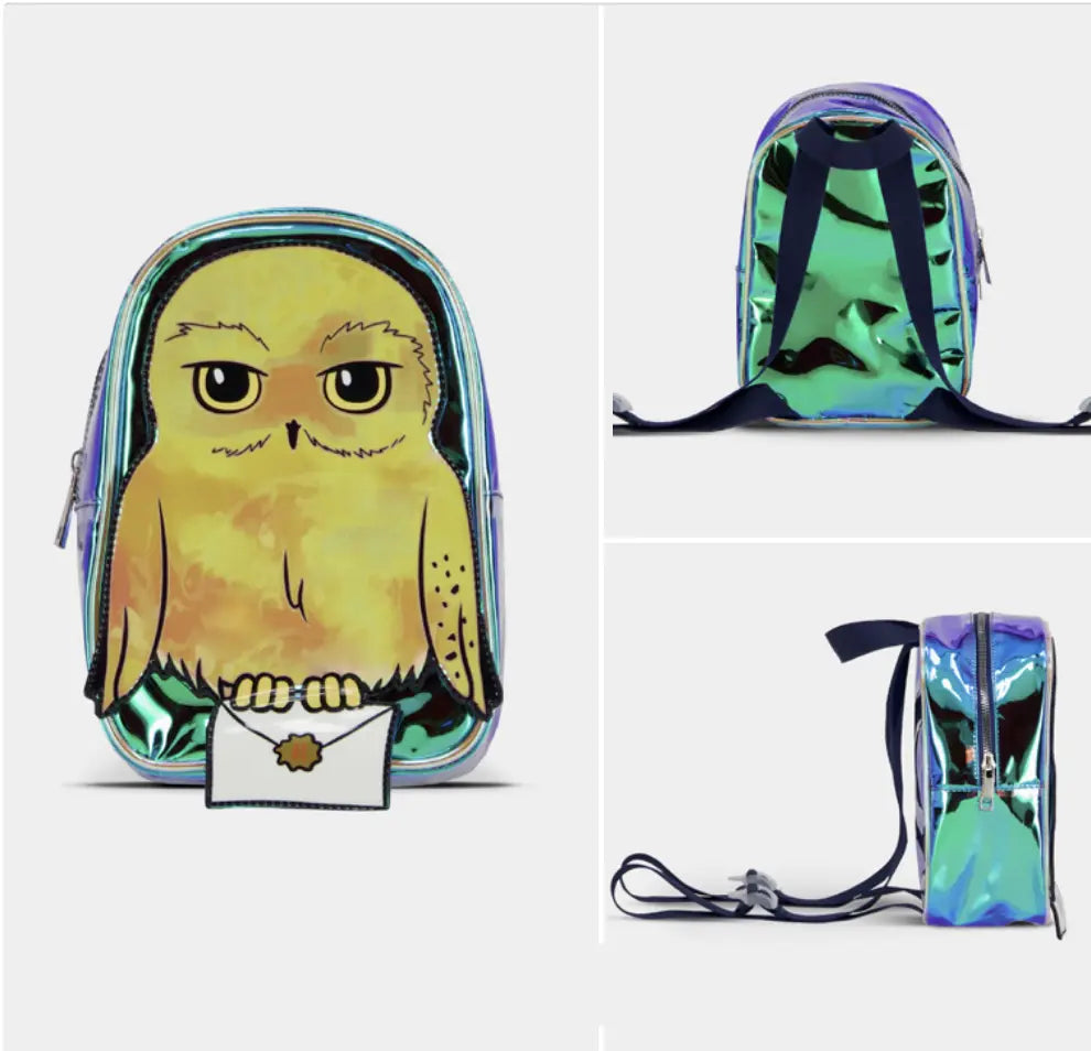 HARRY POTTER - Hedwige - Mini Sac à Dos 'Shiny' - 23x 16,5x 9,5cm bems