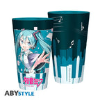 HATSUNE MIKU - Ville musicale - Verre XXL 400ml bems