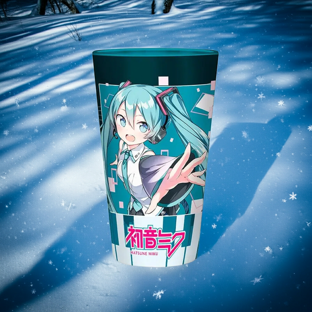 HATSUNE MIKU - Ville musicale - Verre XXL 400ml bems