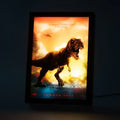 JURASSIC PARK - Cadre Lumineux LED 28x20x5cm bems