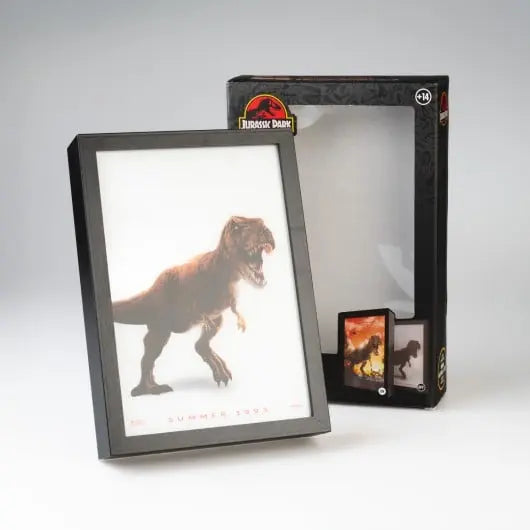 JURASSIC PARK - Cadre Lumineux LED 28x20x5cm bems