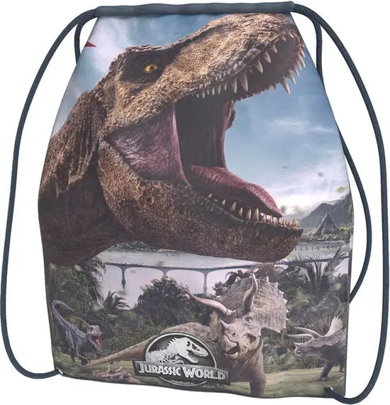 Jurassic World - sac de gym-Dinosaurus - T Rex - Tyrannosaurus rex - 43 cm OcioStock
