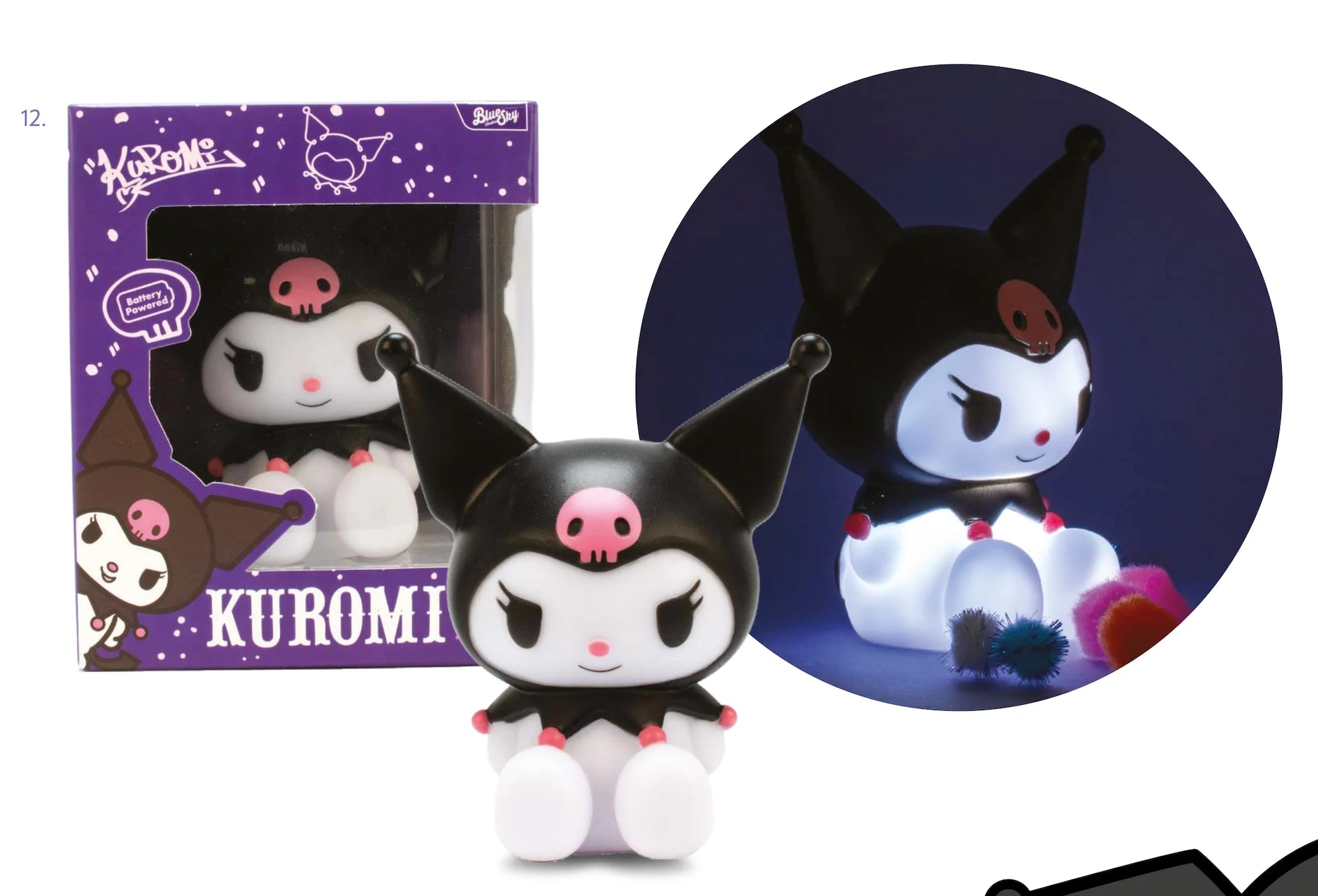 KUROMI - Lampe Mood - 16cm bems