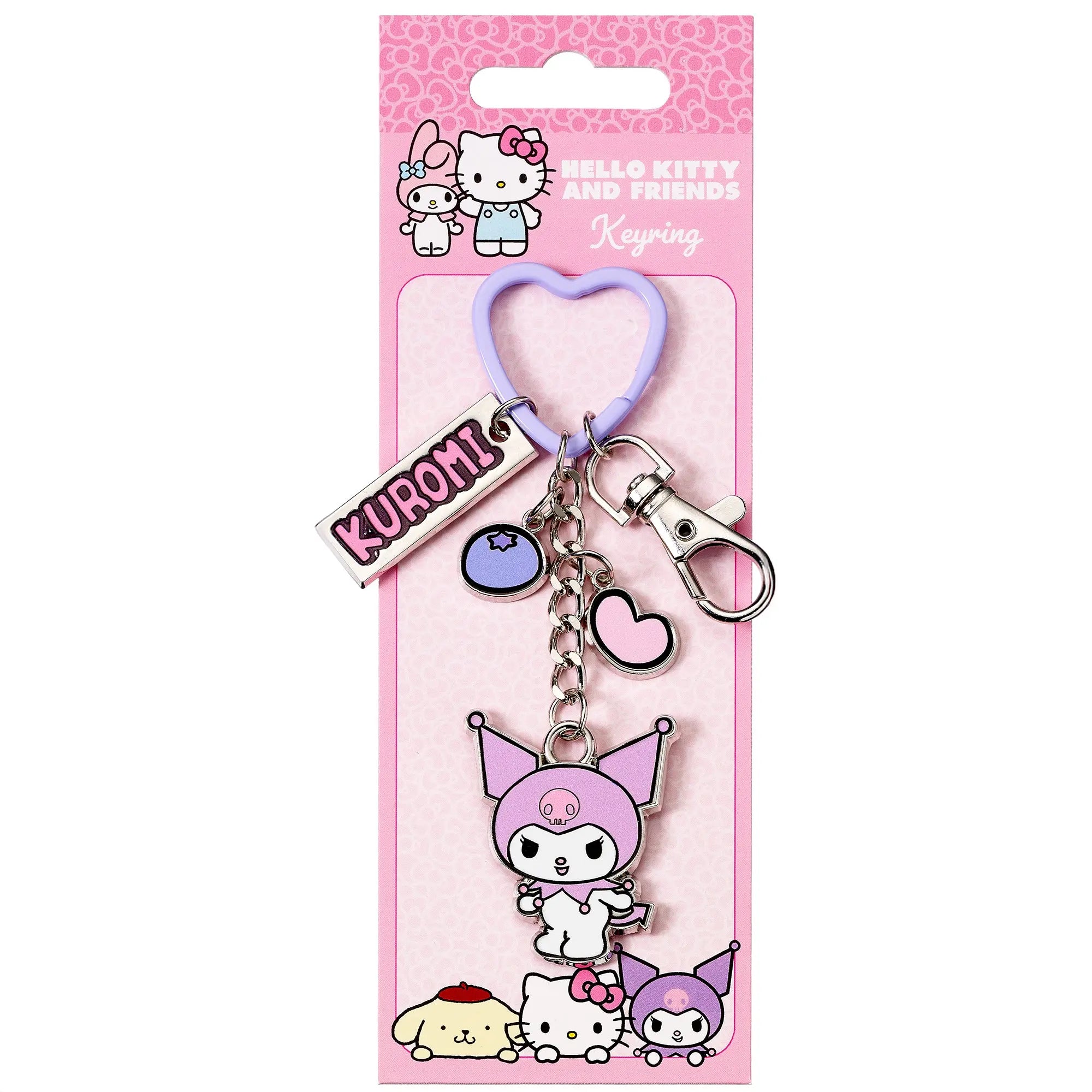 KUROMI - Myrtille - Porte-Clés avec Charmes bems