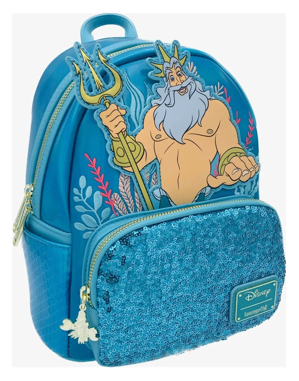 LA PETITE SIRENE - Roi Triton - Sac à Dos LoungeFly bems