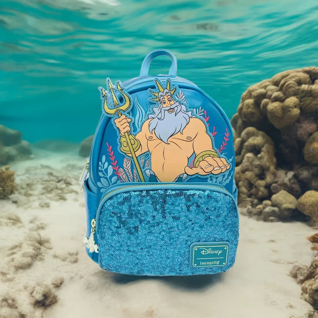 LA PETITE SIRENE - Roi Triton - Sac à Dos LoungeFly bems