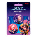 K-POP DEMON HUNTERS - Pack 3 Badges Pyramid