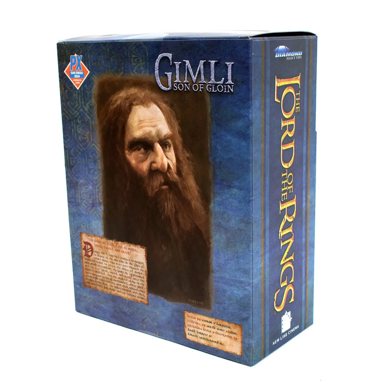 LE SEIGNEUR DES ANNEAUX - Gimli - Action Figure SDCC Exclusive bems