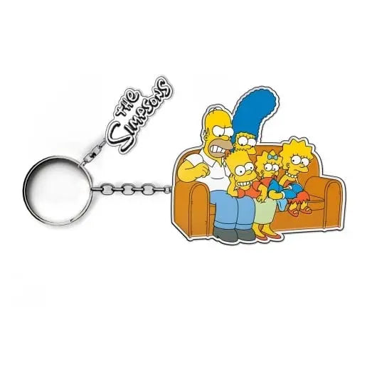 LES SIMPSONS - Famille - Porte-clés 12cm bems