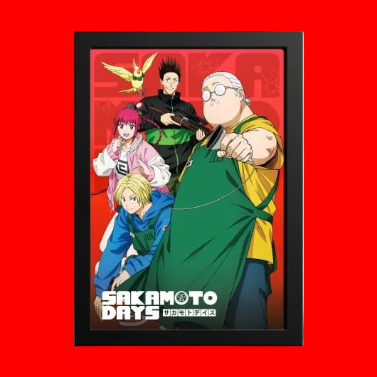 SAKAMOTO DAYS - Cadre Lumineux LED 28x20x5cm bems