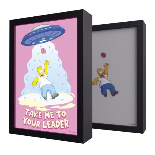 LES SIMPSONS - Homer - Cadre Lumineux LED 28x20x5cm bems