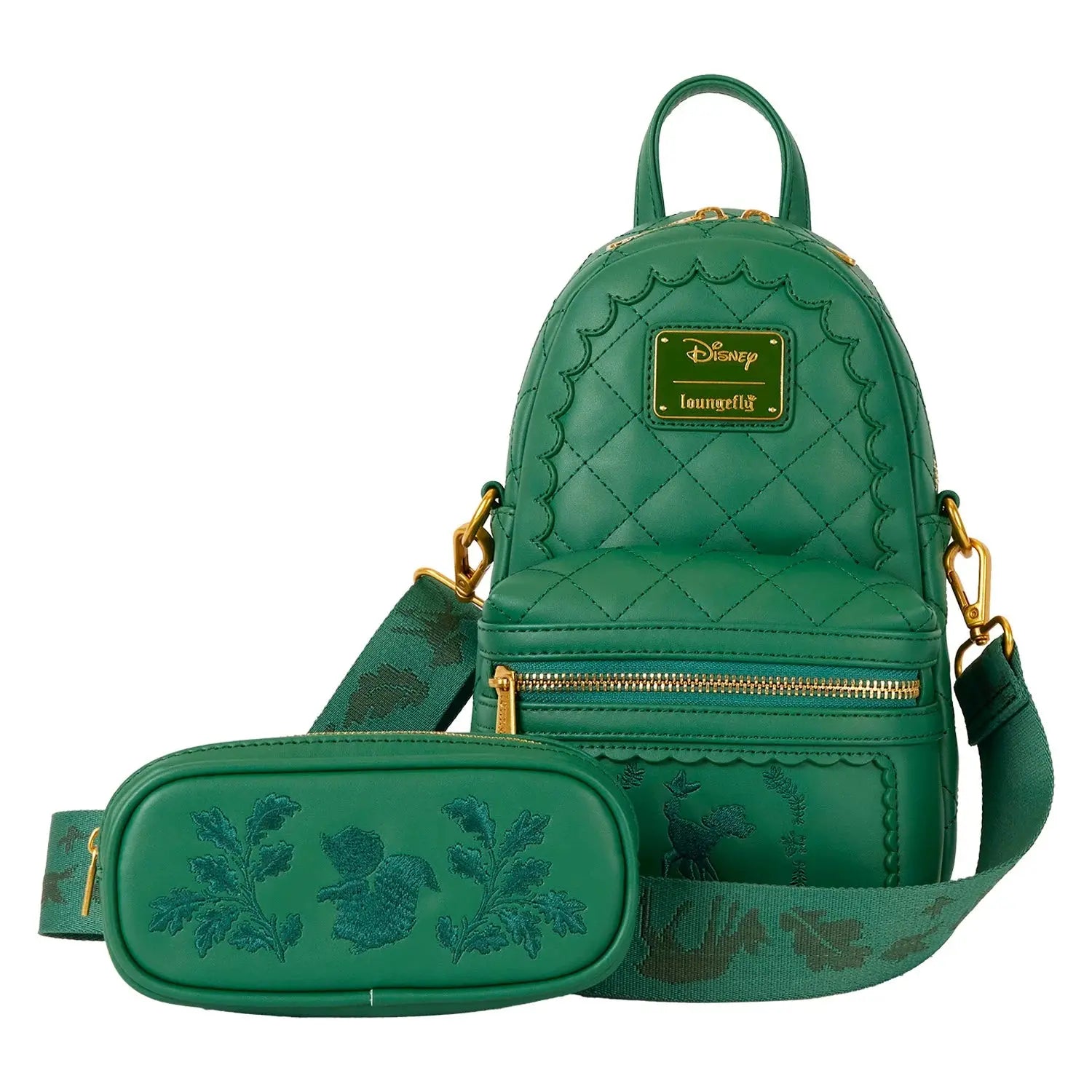 Loungefly - Bambi "Quilted" - Sling Bag Convertible bems