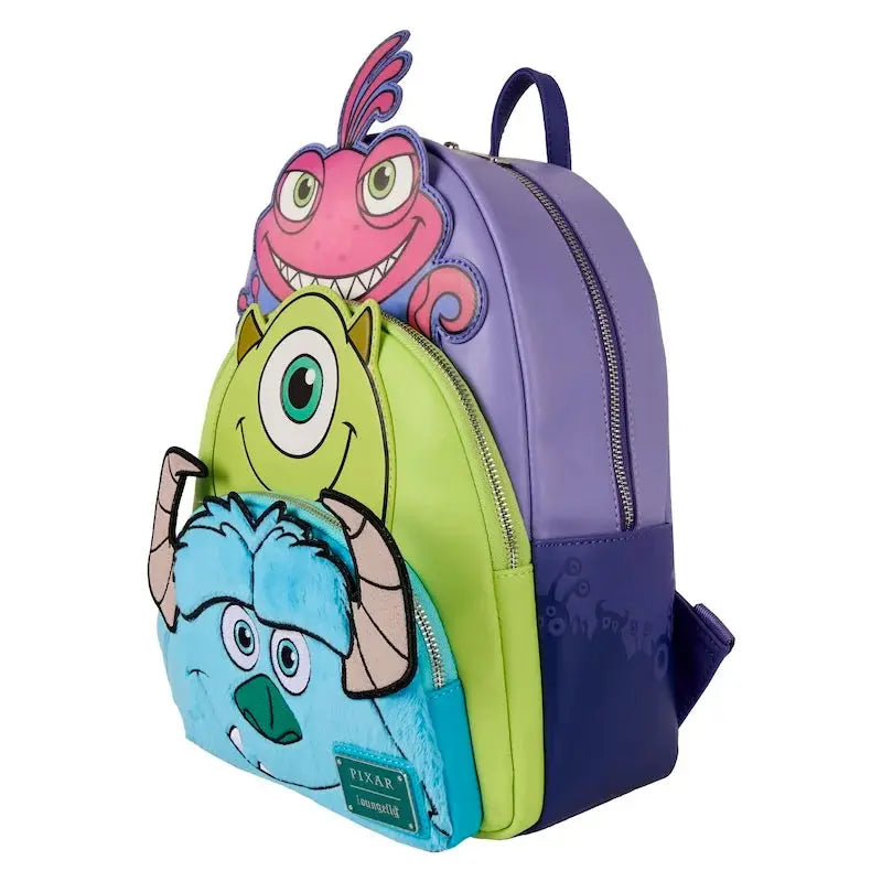 MONSTRE ET CIE - Bob, Sulley et Randall - Mini Sac à Dos LoungeFly bems