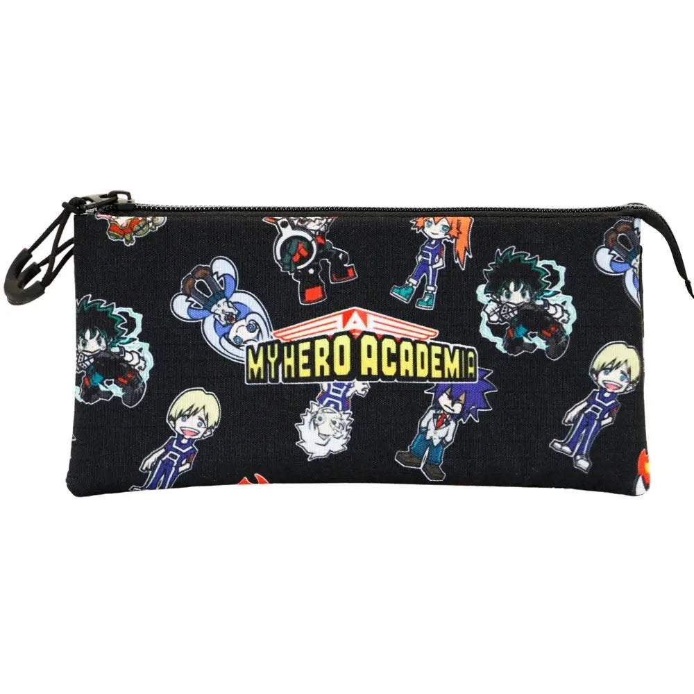 MY HERO ACADEMIA - Plumier 3 comp '23x11x10' - Matière Recyclée OcioStock