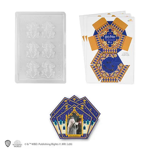 Moule à chocogrenouille + 6 boîtes + 12 cartes sorciers Harry Potter bems