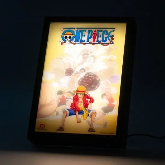 ONE PIECE - Luffy - Cadre Lumineux LED 28x20x5cm bems
